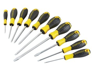 STA060211 0-60-211 Essential Screwdriver Set, 10 Piece
