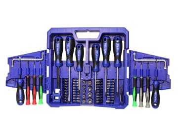 FAISDSET63 Fold Out Screwdriver & Bit Set, 63 Piece