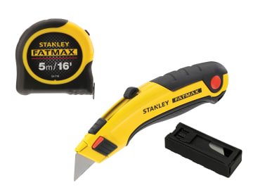 STA043257TP FatMax® Triple Pack – Tape, Retractable Knife and Blades