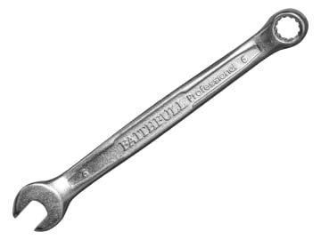 FAISPAC6 Combination Spanner CV Satin Finish 6mm