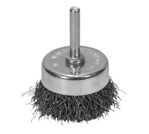 FAIWBS50 Wire Cup Brush 50mm x 6mm Shank, 0.30mm Wire