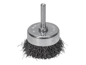 FAIWBS50 Wire Cup Brush 50mm x 6mm Shank, 0.30mm Wire