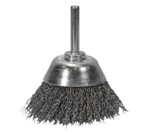 FAIWBS75 Wire Cup Brush 75mm x 6mm Shank, 0.30mm Wire
