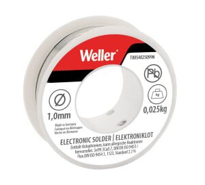 WEL54025099N Electronic Lead-Free Solder Sn99 Cu3, 1mm 25g