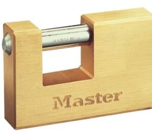 MLK607 Rectangular 76mm Solid Brass Body Shutter Padlock
