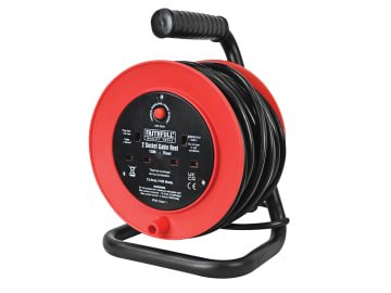 FPPCR15 Open Drum Cable Reel 240V 13A 2-Socket 15m =