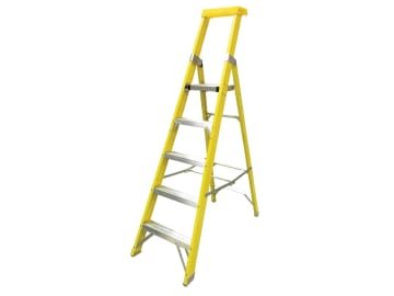 ZAR300805 GRP Platform Steps, Platform Height 1.18m 5 Rungs