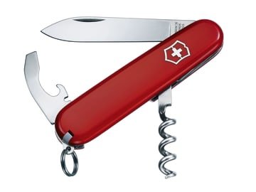 VICWAITB Waiter Swiss Army Knife Red Blister Pack
