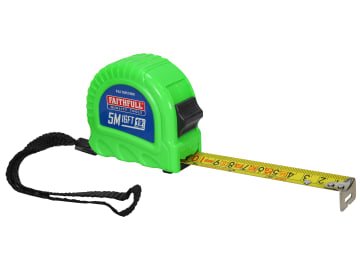 FAITM519MI Twin Lock Tape Measure 5m/16ft (Width 19mm)