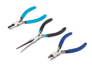 B/S8512 Soft Grip Mini Plier Set, 3 Piece